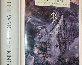 La guerra del anillo Volumen VIII de JRR Tolkien Primera edición 1990