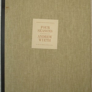 The FOUR SEASONS a Portfolio of 12 Loose Prints by Andrew Wyeth in Case First Printing 1962