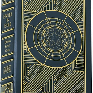 ENDER IN EXILE by Orson Scott Card Easton Press Leather Signed Brand New 2022 image 1