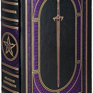 WARBREAKER by Bandon Sanderson Signed by Author Leather New Sealed Never Opened