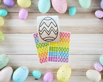 Easter Basket Stuffers Easter Egg, Easter Egg Hunt Suncatcher Kits, Easter Gifts Stained Glass Kit, Fine Motor Activity Easter Decorations