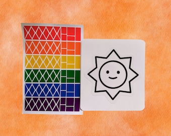 Sunshine Suncatcher Kit - Arts and Crafts - Summer Art Project - Craft Kit for Kids - Party Activities - Stained Glass Sunshine