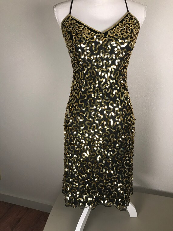 betsey johnson gold dress Sherri Hill Strapless Satin Prom Dress 57652