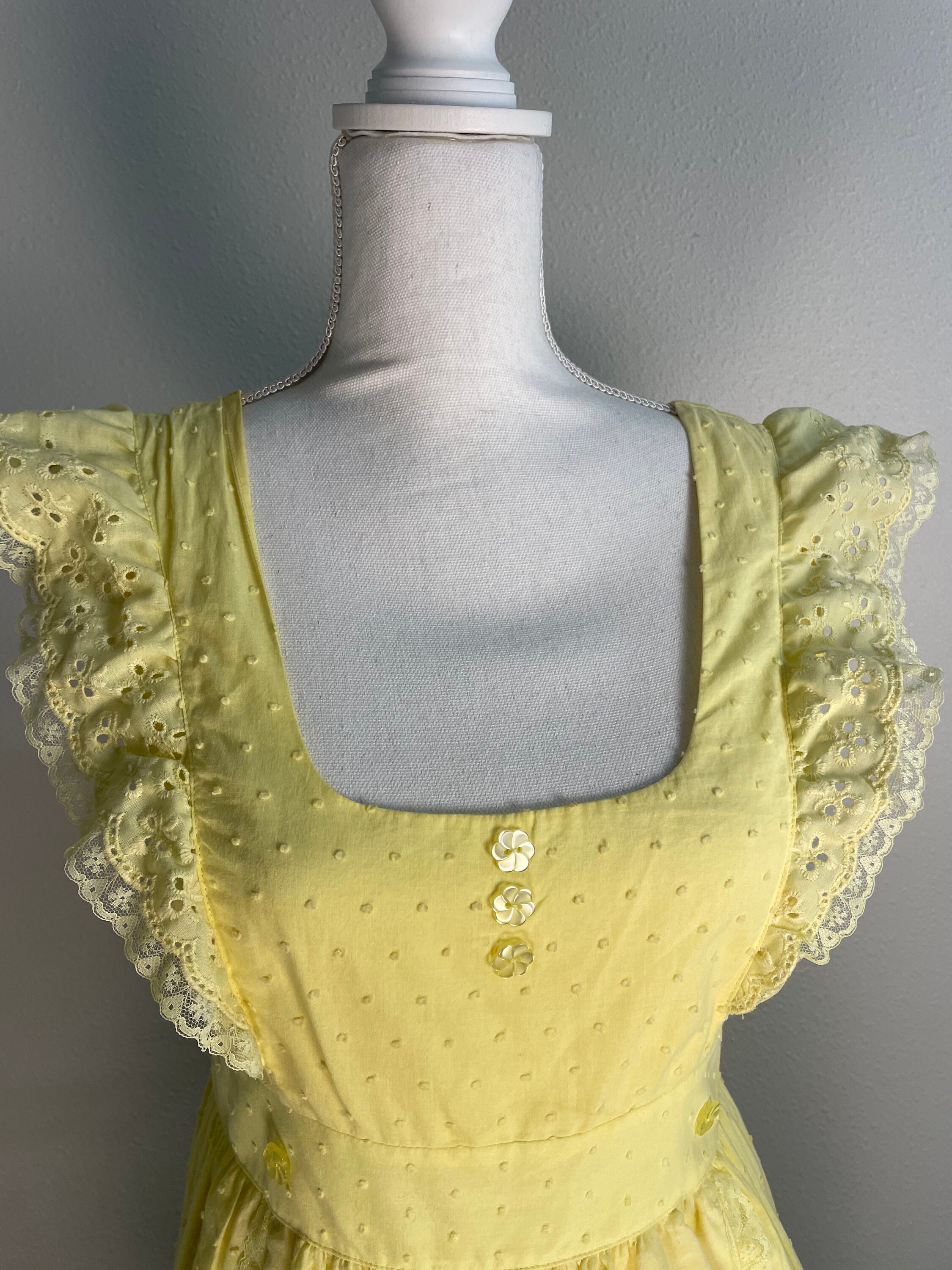Vintage Betsey Johnson Yellow Dress - Etsy