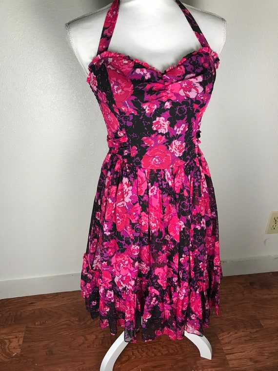 Betsey Johnson halter neck dress