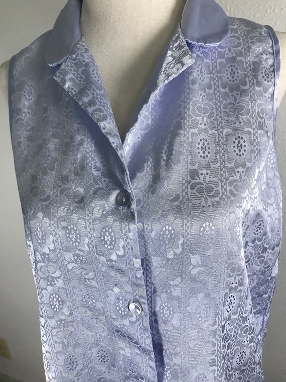 Halston, Halston lilac blue Night shirt