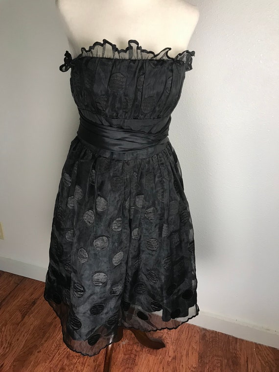 Betsey Johnson New York black party frock