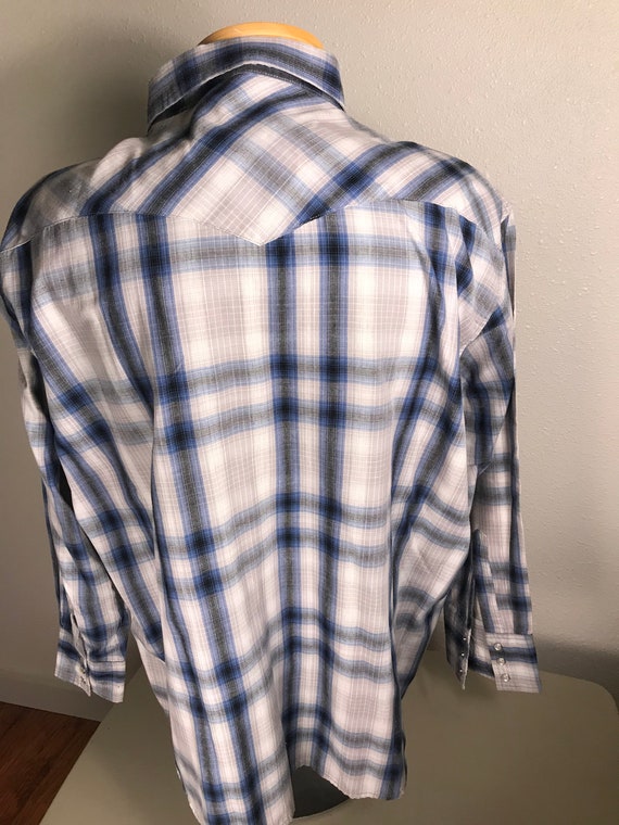 Vintage Wrangler Rockabilly plaid shirt - Gem