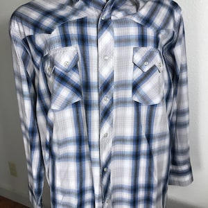 Vintage Wrangler Rockabilly geruit shirt