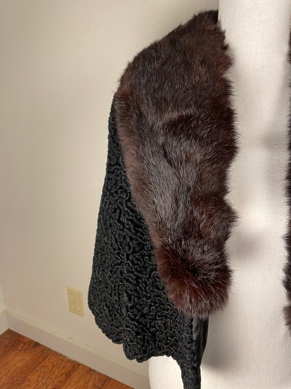 Vintage faux Persian Lamb coat - image 2