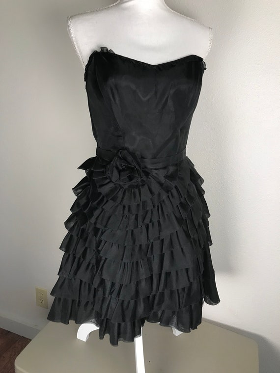 Betsey Johnson vtg ruffled dress - image 2