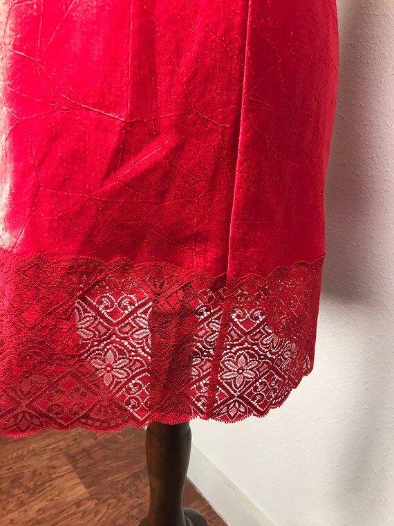 Victoria’s Secret lipstick red slip/dress Gem