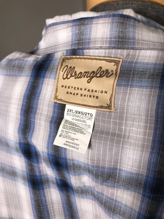 Vintage Wrangler Rockabilly plaid shirt - Gem