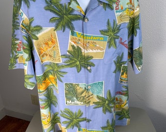 Tommy Bahama “Beaches” Aloha Shirt