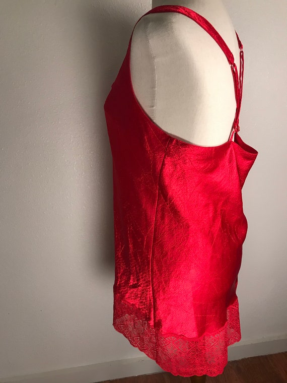 Victoria’s Secret lipstick red slip/dress Gem