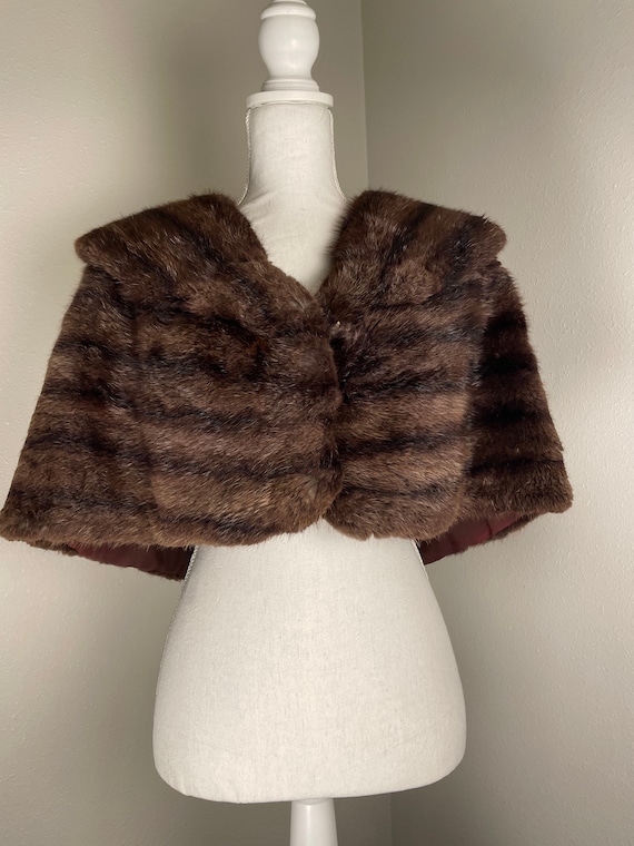 Vintage Fox Fur Cape Stole - Etsy Canada
