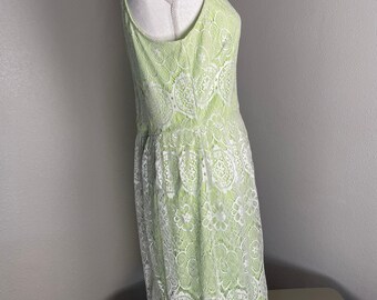 Betsey Johnson Vtg Lime Green With White Lace Dress - Etsy Finland Betsey Johnson Vtg Lime Green With White Lace Dress - Etsy Finland