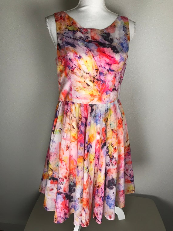 Betsey Johnson tie-dye sz 10 dress