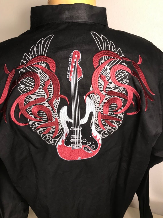 Roper vintage rockabilly Guitar shirt