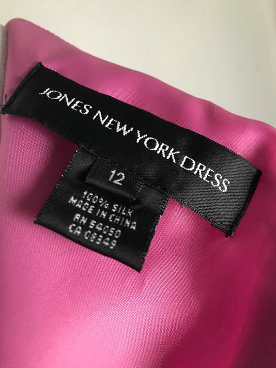 Jones New York vintage silk dress - image 9