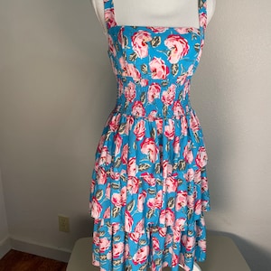 Betsey Johnson Floral Ruffled dress