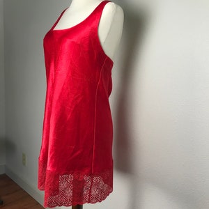 Victoria’s Secret lipstick red slip/dress