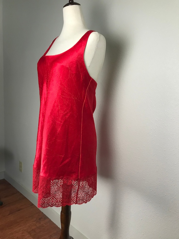 Victoria’s Secret lipstick red slip/dress Gem