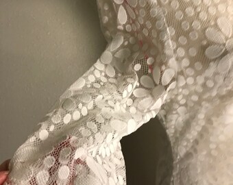 Betsey Johnson Vtg White Lace Dress - Etsy