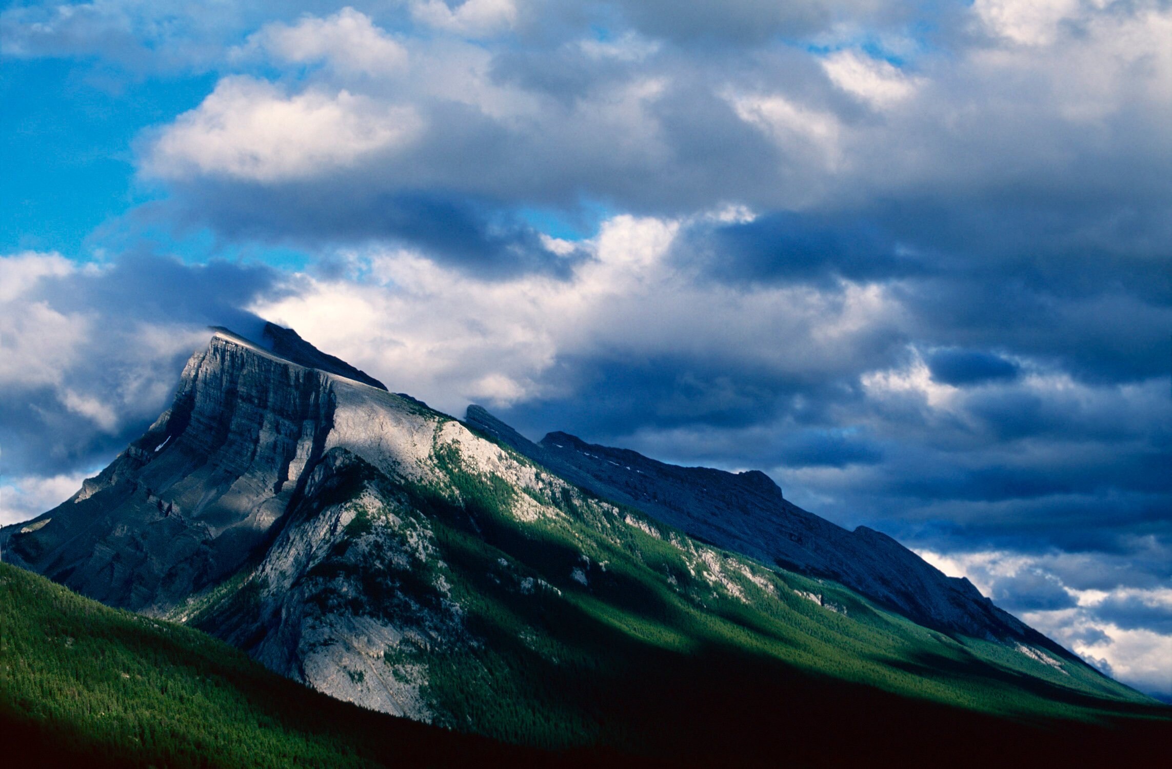 Canada Photography Print Instant download Art Prints Landscape Rundle Mountain in Banff Printable Mountain Alberta