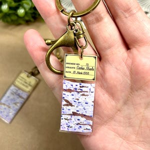 Cardiac Muscle Printed Microscope Slide Keychain - 2"
