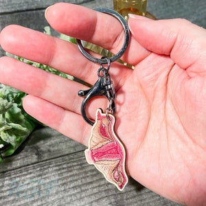 Uterus Keychain, Vintage anatomy Keychain, Uterus gift, OBGYN gift, anatomy gift, reproductive gift, feminist gift - 1.5” choice of keychain