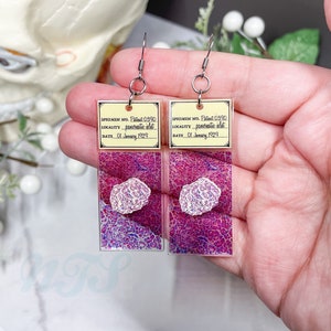 Pancreatic Islet Acrylic Earrings: Histology & Endocrinology Gift