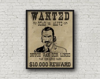 Red Dead Redemption 2 Poster Etsy