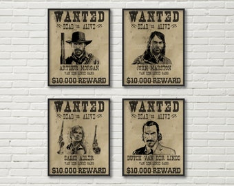 Red Dead Redemption 2 Poster Etsy