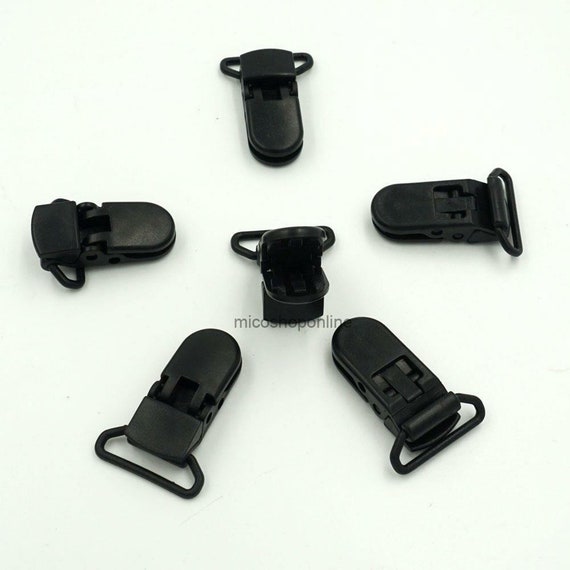 32mm 1.25/" 1.5/" 38mm Suspender Ribbon Paci Pacifier Clip Hooks Webbing Bronze