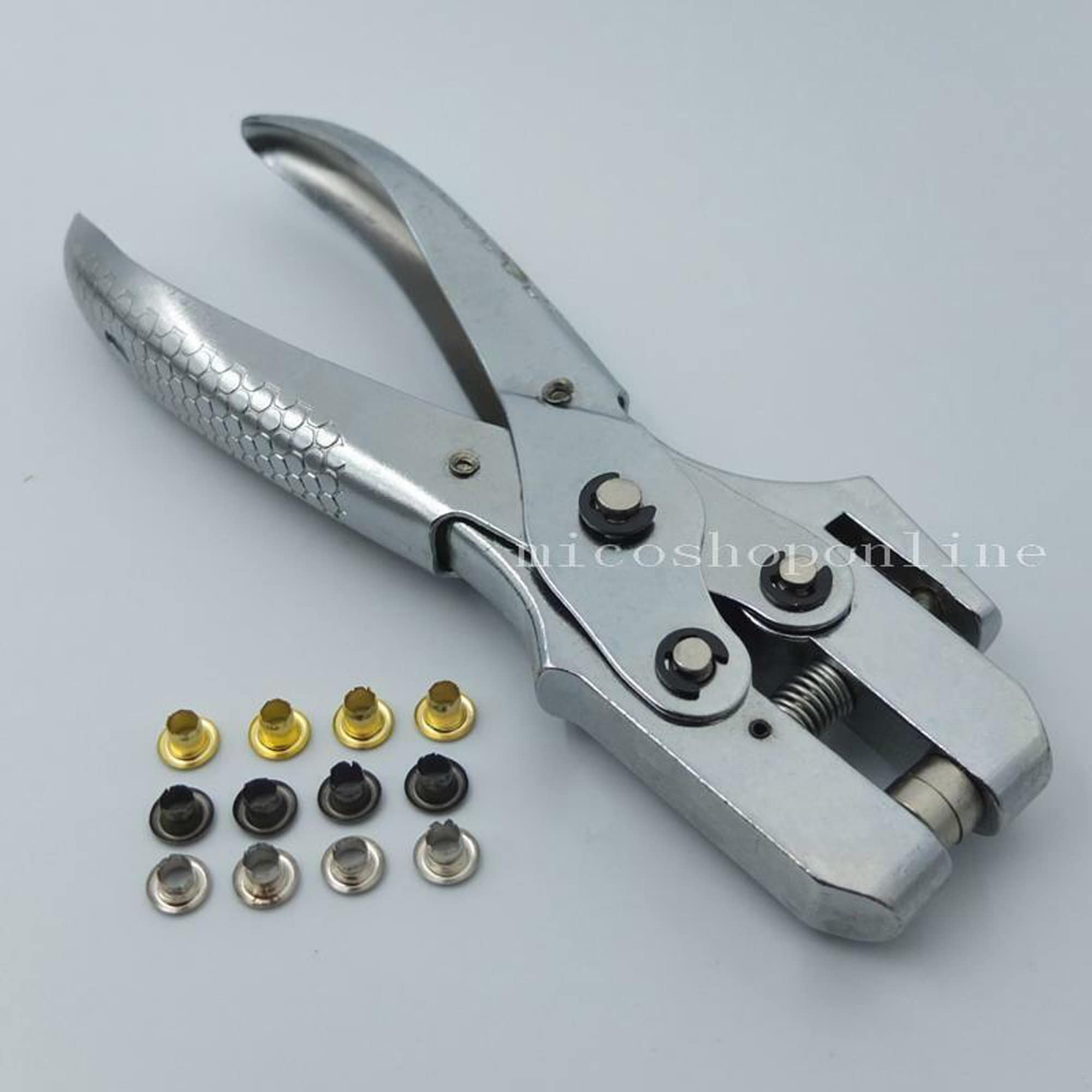 Crafts 4mm 3/16" 300 pcs Grommet Eyelet With Setting Pliers Grommets