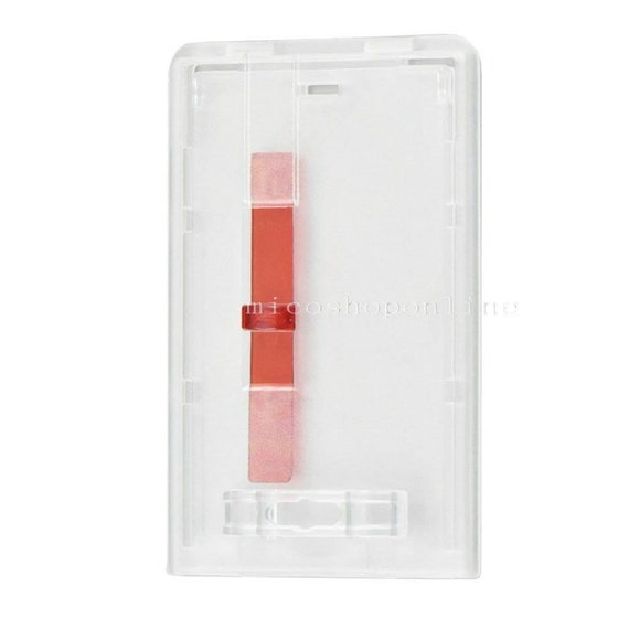 ID Card Badge Holder Horizontal Vertical 2 in 1 Reel Retractable Credit Lanyard