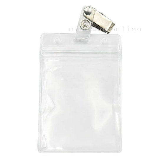 5 10 25 PCS ID Card Badge Holder Metal Clip for Reel Retractable Strap Lanyard