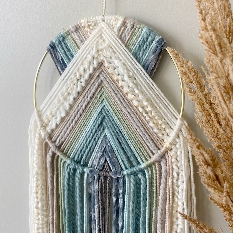 Macrame Wall Hanging Yarn Wall Hanging Eclectic Home Etsy