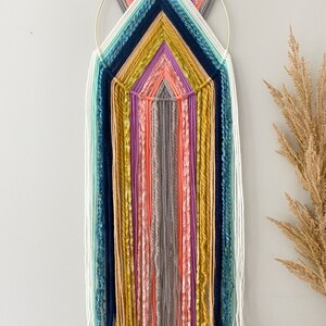 Colorful Macrame Wall Hanging: Eclectic Boho Home Decor - Etsy