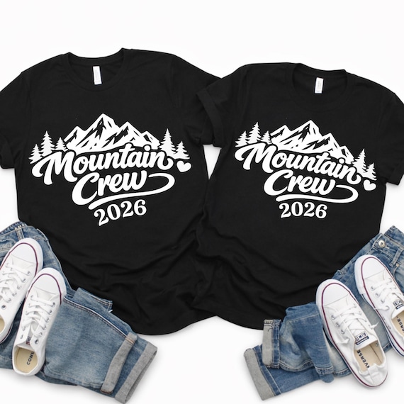 Mountain Crew 2026 Shirt: Matching Family Vacation Tee