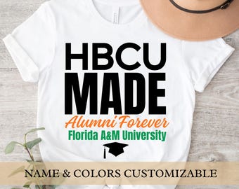 Custom HBCU Alumni T-Shirt: College Pride Graduation Gift