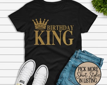 Birthday Shirts for Men, Birthday King T Shirt, Mens Birthday Shirt, Birthday Shirts for Men, Boys Birthday King Shirt, 21 Birthday King