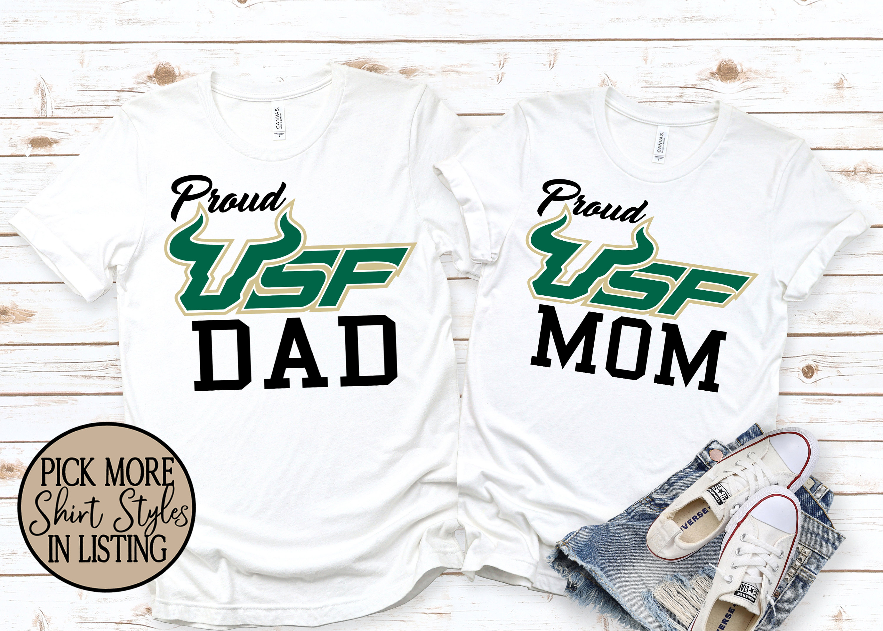 Womens University of South Florida USF Bulls Mom sport Shirt