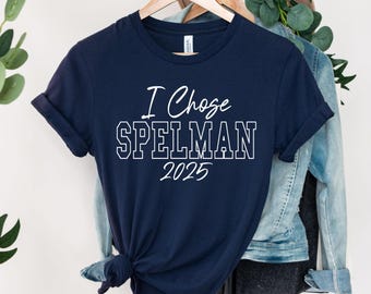 College Decision Day Shirt, I Chose Your College Name, Customizable Tee, Add Your College Name, Custom College Shirt