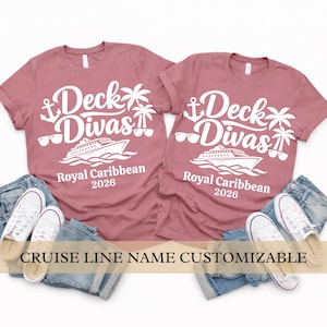 Deck Divas Cruise Shirt: Matching Mother Daughter Vacation Outfit