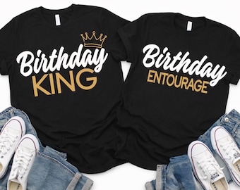 Birthday King Shirt: Matching Birthday Squad Tee