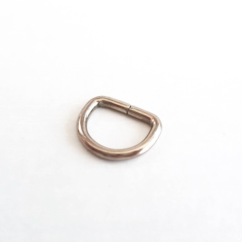 d ring dee ring d ring 1pc 2pc 5pc 10pc 20pc Dark silver D-rings 10mm DIY collar bag hardware