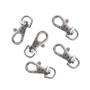 small silver keychain hooks