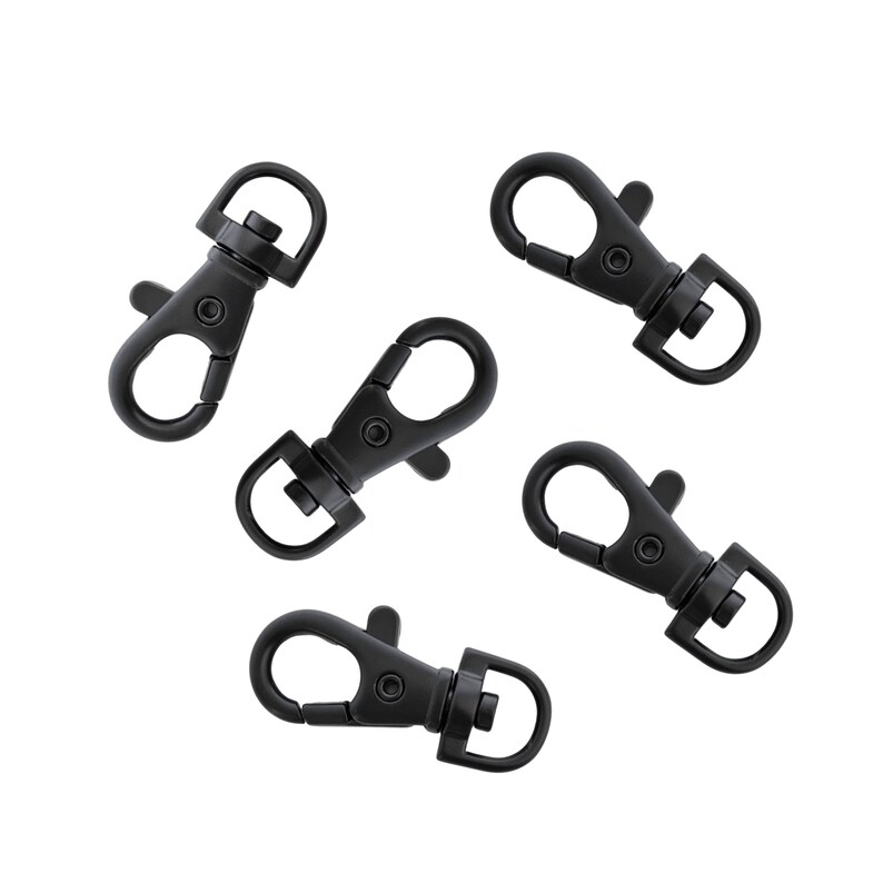 matte black 40mm () hook clip for keychain